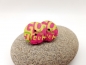 Preview: Go Green Holz Knopf Ohrstecker Button